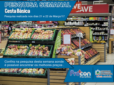 Pesquisa realizada nos dias 21 e 22 de março/17