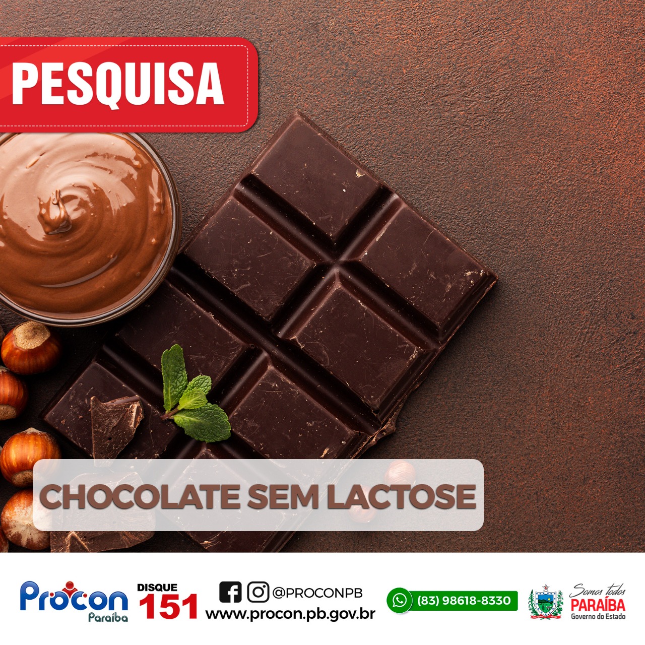 Para aqueles consumidores que possuem restrições à lactose, o Procon Estadual da Paraiba preparou uma pesquisa especialmente para esse público