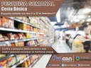 Preço da cesta básica tem diferença de R$ 100,63 em João Pessoa, mostra Procon-PB Preço da cesta básica tem diferença de R$ 100,63 em João Pessoa, mostra Procon-PB