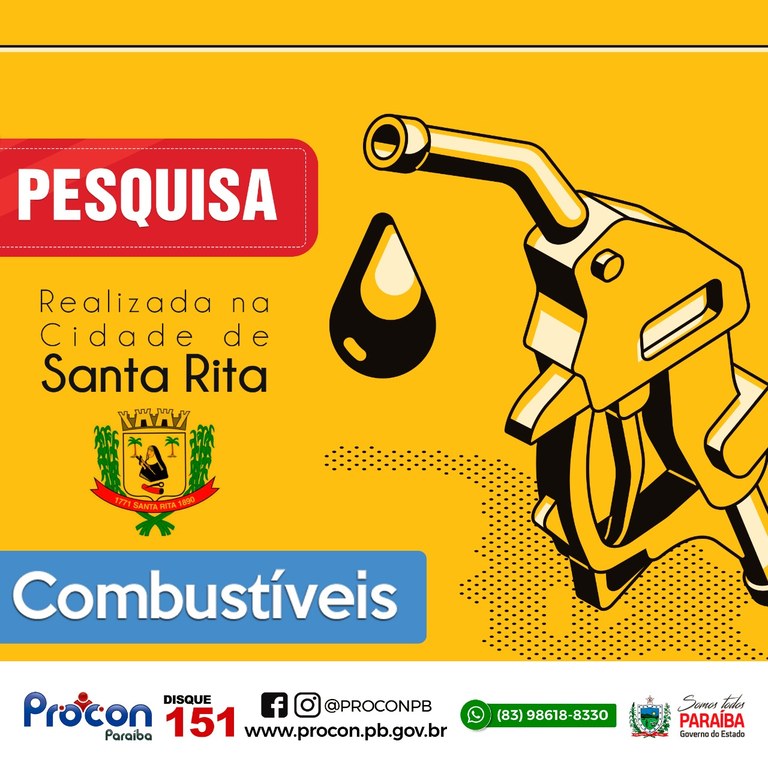 PROCON-PB realiza pesquisa comparativa nos preços de combustíveis na cidade de Santa Rita