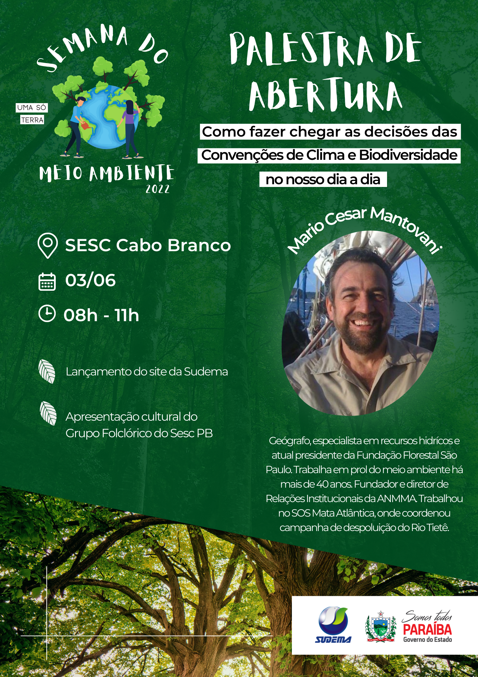 Abertura da Semana de Meio Ambiente da Sudema abordará convenções de clima e biodiversidade.png